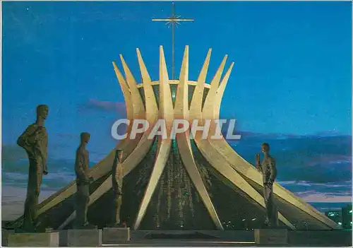 Cartes postales moderne Brasil Turistico Sculpture called the Evangelists by Alfredo