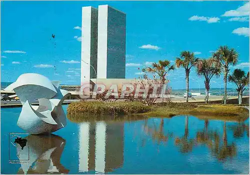Cartes postales moderne Brasil Brasilia View of the National Congress