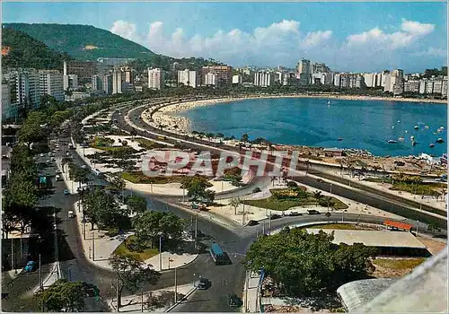 Moderne Karte Brasil Turistico Rio de Janeiro Botafogo and Seaside drive