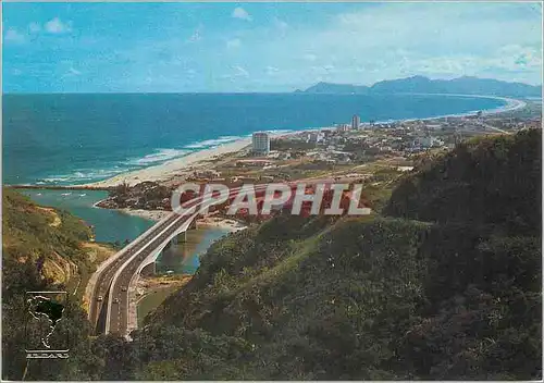 Cartes postales moderne Brasil Rio de Janeiro Panorma Barra de Tijuca