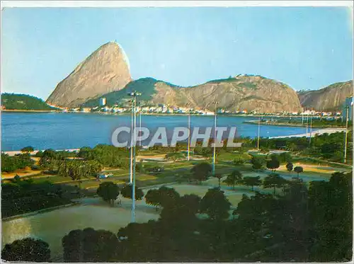 Cartes postales moderne Rio de Janeiro Brasil Flamengo Park an Sugar Loaf