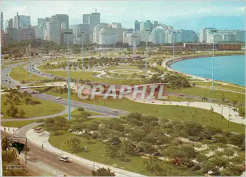 Cartes postales moderne Brasil Rio de Janeiro Flamengo's Embankment gardens