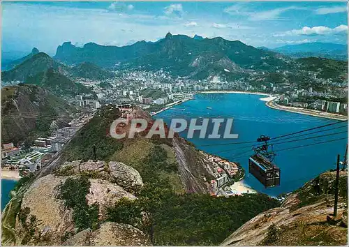 Cartes postales moderne Brasil Turistico Birds eye view from Sugar Loaf