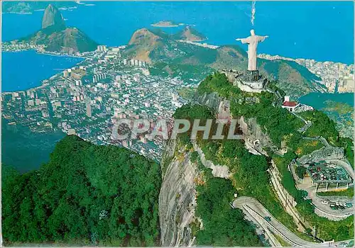 Cartes postales moderne Editora Brasileira de Turismo Rio de Janeiro Aerial view