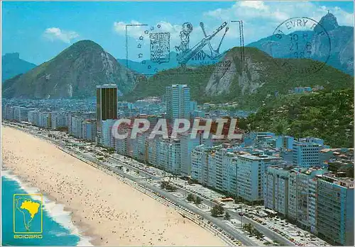 Cartes postales moderne Brasil Rio de Janeiro Panorama Copacabana