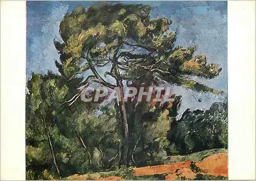Cartes postales moderne Paul Cezanne Il grande pino