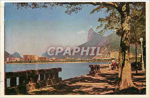 Cartes postales moderne Rio de Janeiro Botafogo e Corcovado Tradimex do Brasil