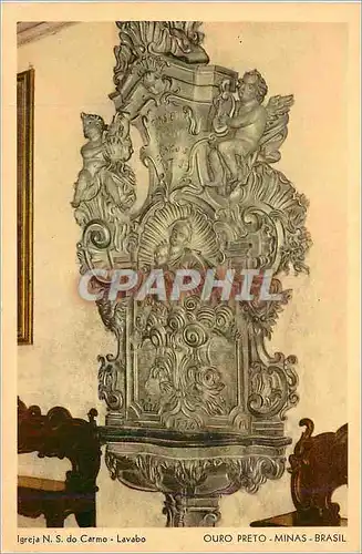 Cartes postales moderne Our Lady do Carmos Church Stoup in the sacristy