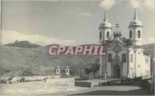 Moderne Karte Minas Gerais Brasil Ouro Preto