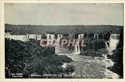 Moderne Karte Misiones Cataratas del Iguazu Salto San Martin