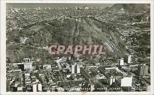 Cartes postales moderne Santos Brasil Vista aerea do Monte Serrat