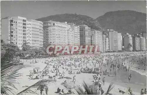 Moderne Karte Rio de Janeiro Praia de Copacabana