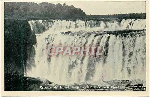 Cartes postales moderne Cataratas del Iguazu Garganta del Diablo Parte Brazil