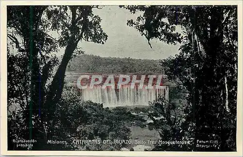 Cartes postales moderne Misiones Cataratas del Iguazu Salto Tres Mosqueteros