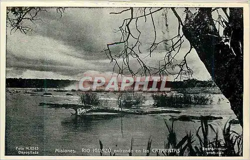 Cartes postales moderne Misiones Rio Iguazu entrando en las Cataratas