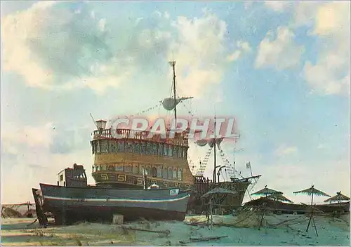 Cartes postales moderne Slantchev briag bar La fregate Bateau