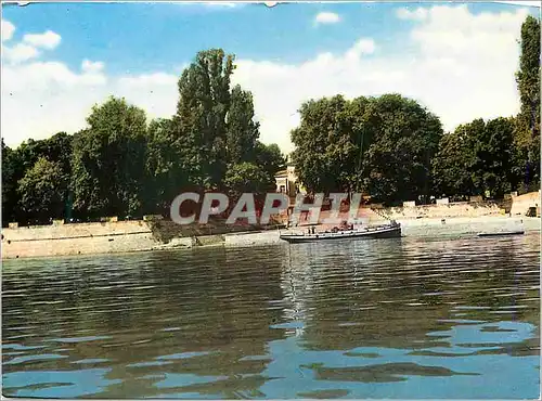 Moderne Karte Le parc et le Danube