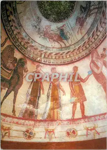 Cartes postales moderne Bulgaria Kazanlik Le tombeau thrace peinture murale