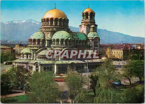 Cartes postales moderne Sofia Le Dome monument Alexandre Nevski construit selon les plans de l architecte