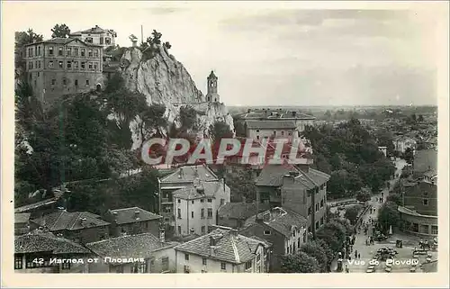 Moderne Karte Vue de Plovdiv