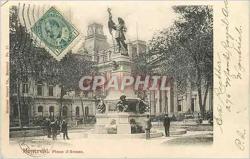 Cartes postales Montreal Place d Armes