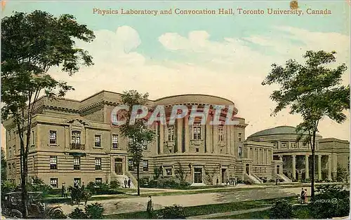 Ansichtskarte AK Physics Laboratory and Convocaiton Hall Toronto University Canada