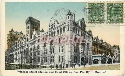 Cartes postales Windsor Street Station and Head Offices Canada Montreal