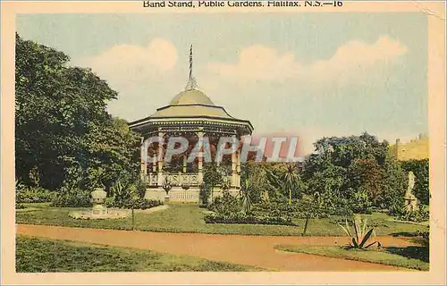 Cartes postales Band Stand Public Gardens Halifax NS