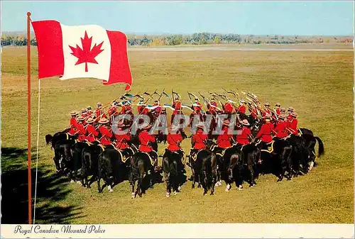 Moderne Karte Royal Canadian Mounted Police Militaria