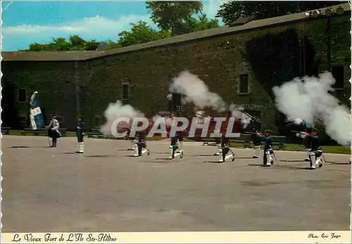 Moderne Karte Le vieux port Ile Ste Helene Montreal Quebec Militaria