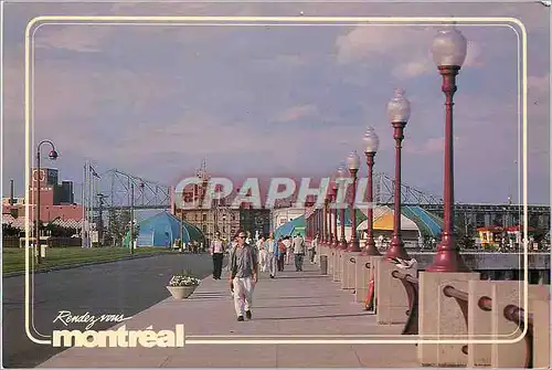 Moderne Karte Montreal Quebec Magnifique promenade dans le port de Montreal