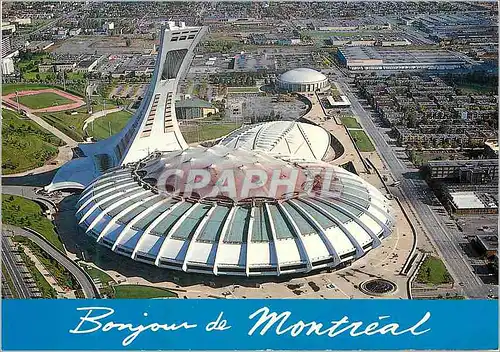 Moderne Karte Montreal Stade Olympique