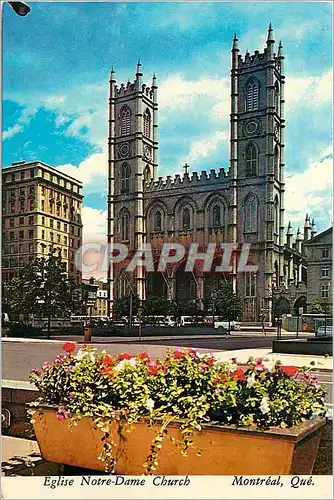 Moderne Karte Eglise Notre Dame Montreal Que