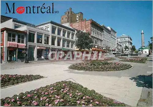 Moderne Karte Montreal Place Jacques Cartier Vieux Montreal