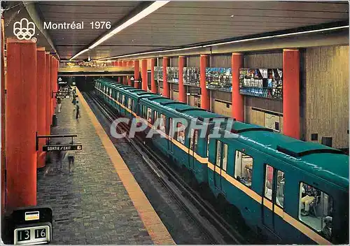 Cartes postales moderne La station de Metro McGill Montreal Quebec Canada