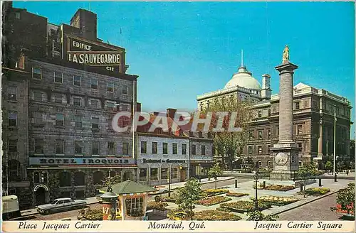 Moderne Karte Montreal Que Place Jacques Cartier