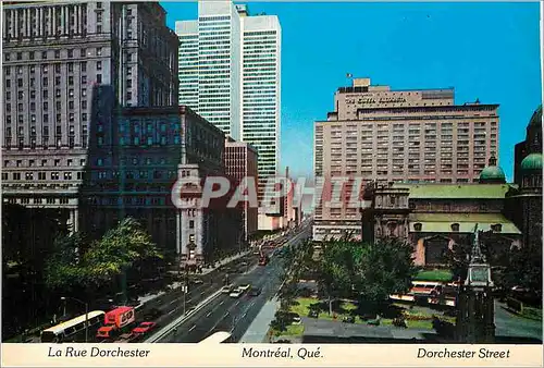 Cartes postales moderne Montreal Que La rue Dorchester