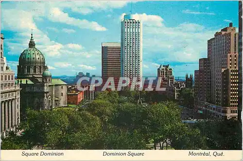 Cartes postales moderne Montreal Que Square Dominion