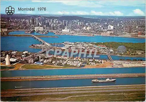 Moderne Karte Montreal 1976 Jeux Olympiques