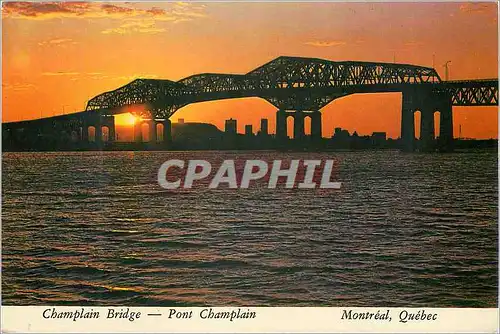 Moderne Karte Champlain Bridge Pont Champlain Montreal Quebec