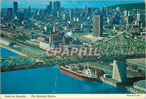 Cartes postales moderne Profil de Montreal the Montreal Skyline
