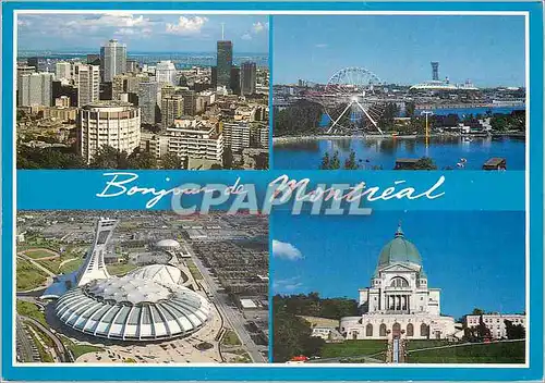 Cartes postales moderne Bonjour de Montreal