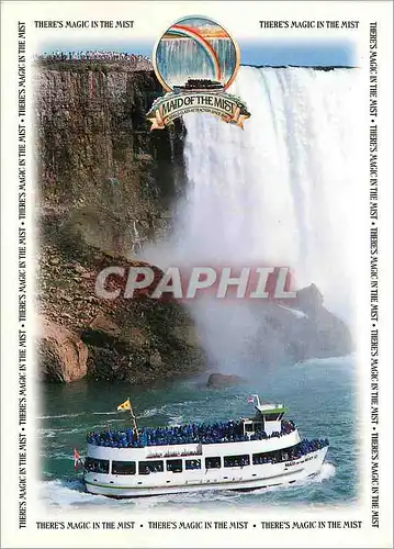 Moderne Karte La maniere la plus passionnante de voir Niagara Falls est a bord du bateau Maid of the Mist