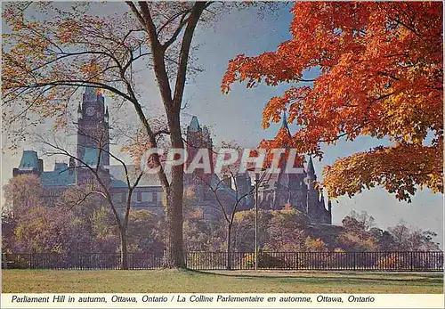Cartes postales moderne La Colline Parlementaire en automne Ottawa Ontario