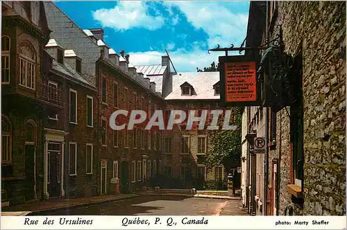 Cartes postales moderne Rue des Ursulines Quebec Canada