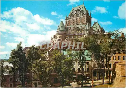 Moderne Karte Quebec L'Imposant Chateau Frontenac