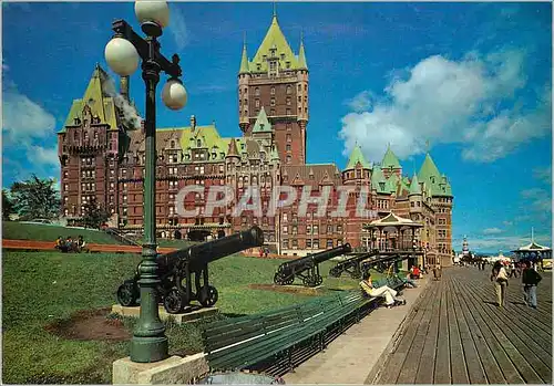 Moderne Karte Quebec Que Le Chateau Frontenac du Cote de la Terrasse