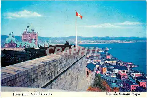 Moderne Karte Vue du Bastion Royal