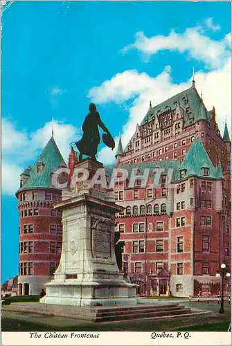 Moderne Karte The Chateau Frontenac Quebec