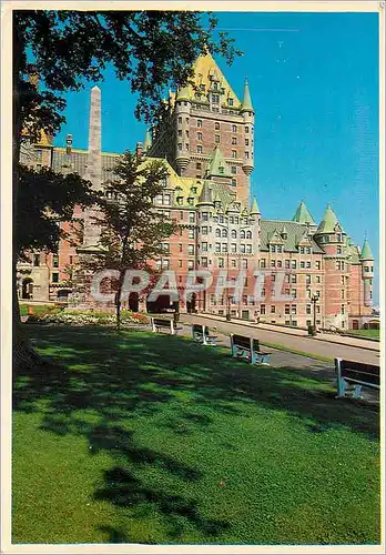 Cartes postales moderne Quebec Que Le Chateau Frontenac vu du jardin des Gouverneurs